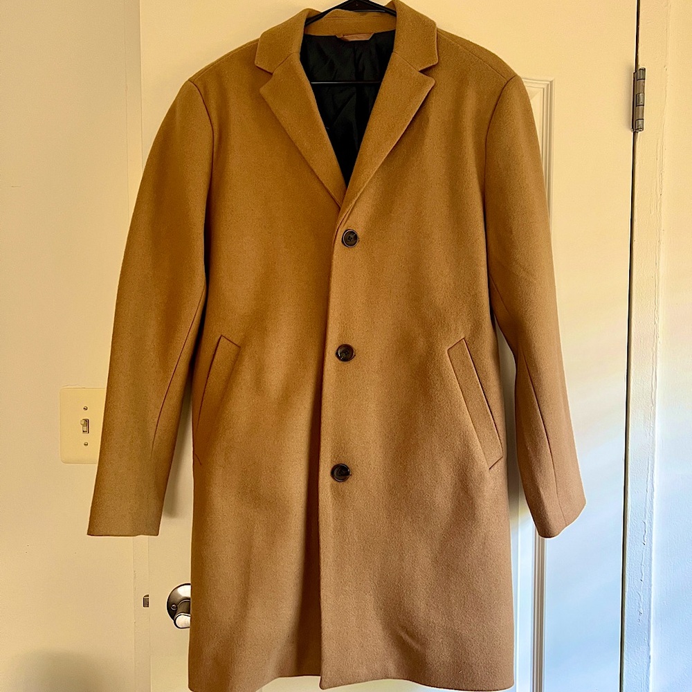 Camel Peacoat || Old Navy || Size M